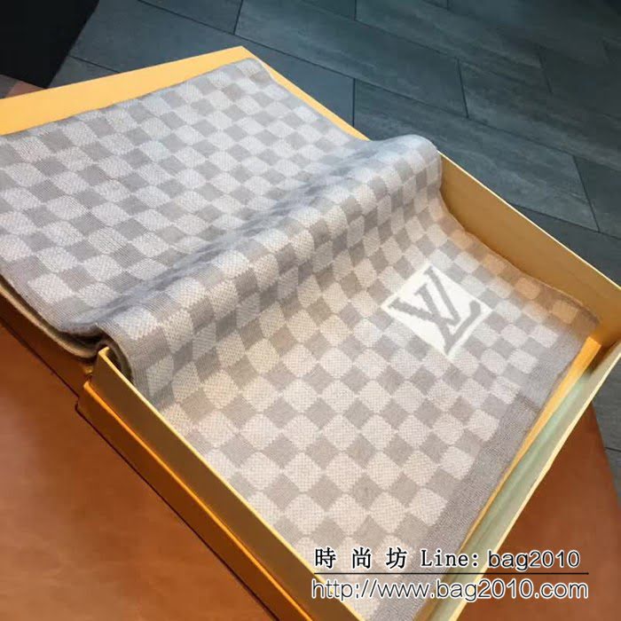 路易威登LV專櫃同步2018男士冬季羊毛圍巾 男女同款 LLWJ6965